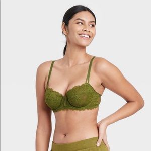 Auden Lace Unlined Balconette Bra 32D